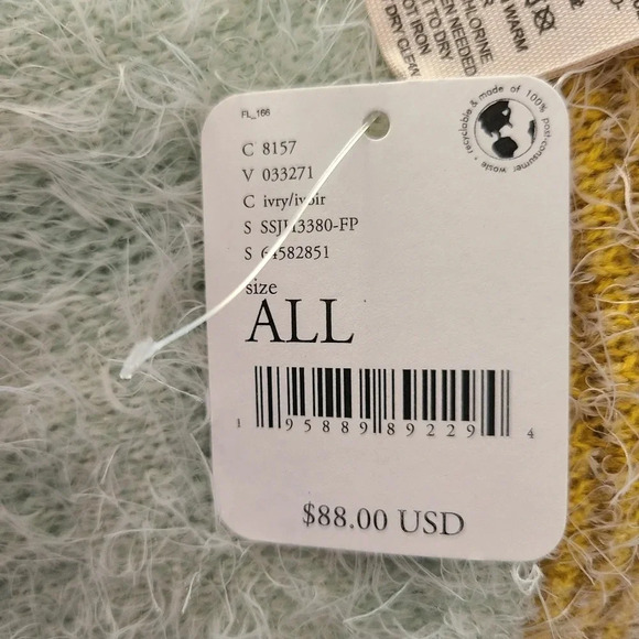 NWT Free People Diamondback Fringe Kimono Cardigan OS - Picture 7 of 7